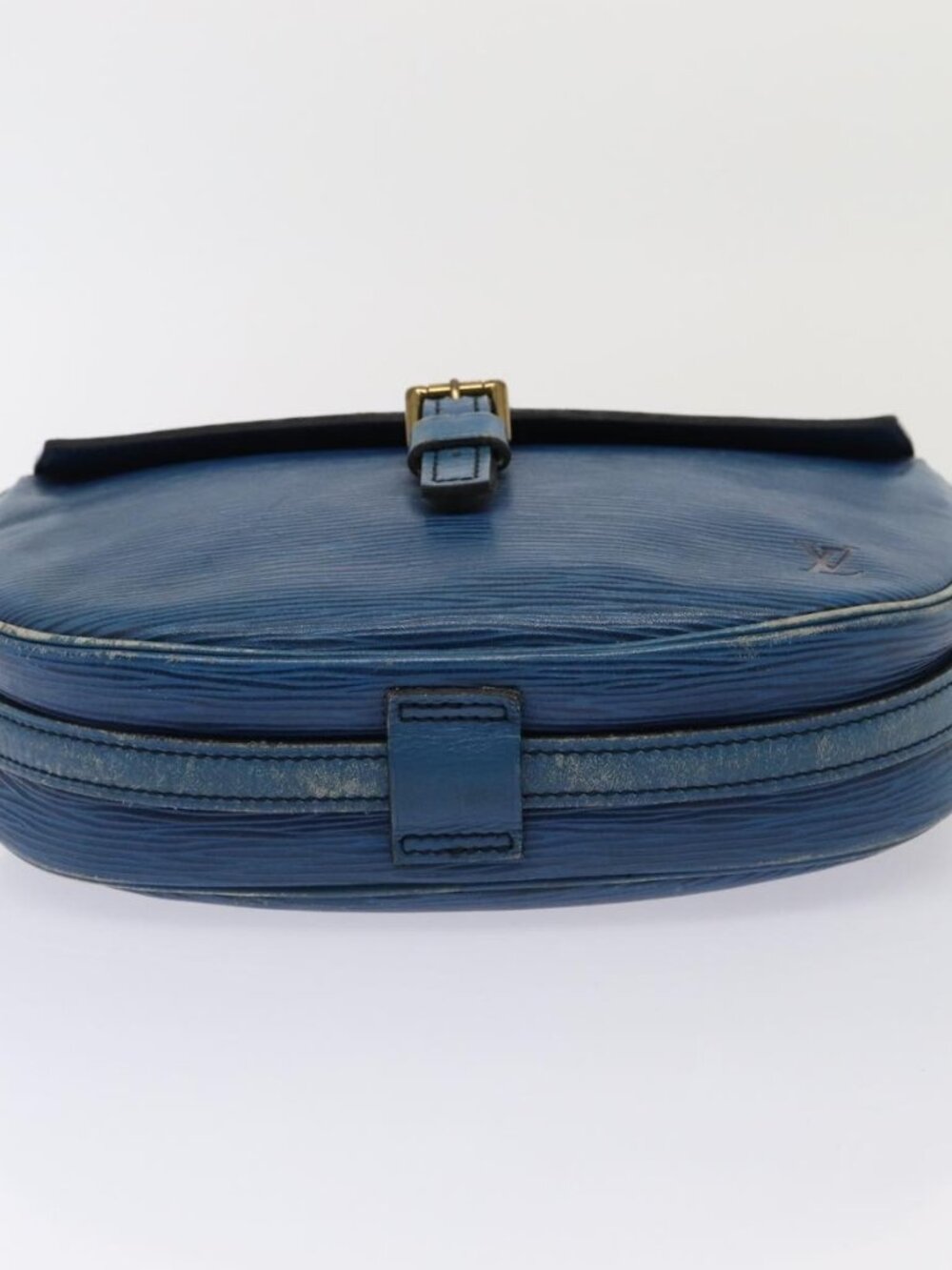 LOUIS VUITTON Epi June Feuille MM Shoulder Bag Blue M52155 LV Auth 82031 - Picture 6 of 16